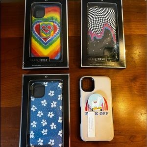 I have 4 casely bold iPhone 11 phone cases